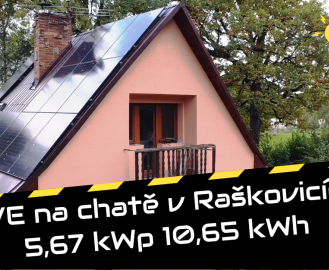 Raškovice 5,67 kWp 10,65 kWh