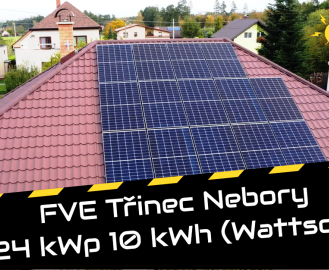 Třinec Nebory 6,24 kWp 10 kWh