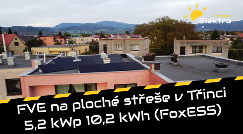 Třinec 5,2 kWp 10,2 kWh