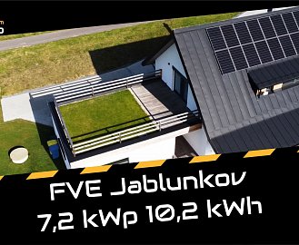 Jablunkov 7,2 kWp 10,2 kWh