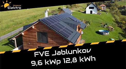 Jablunkov 9,6 kWp 12,8 kWh