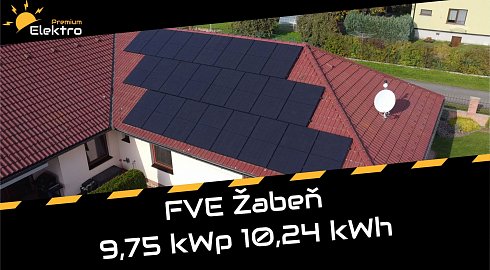 Žabeň 9,75 kWp 10,24 kWh