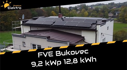 Bukovec 9,2 kWp 12,8 kWh