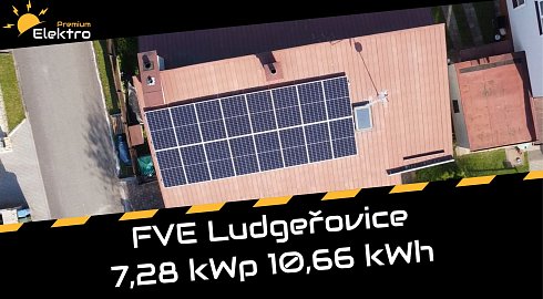 Ludgeřovice 7,36 kWp 10,66 kWh