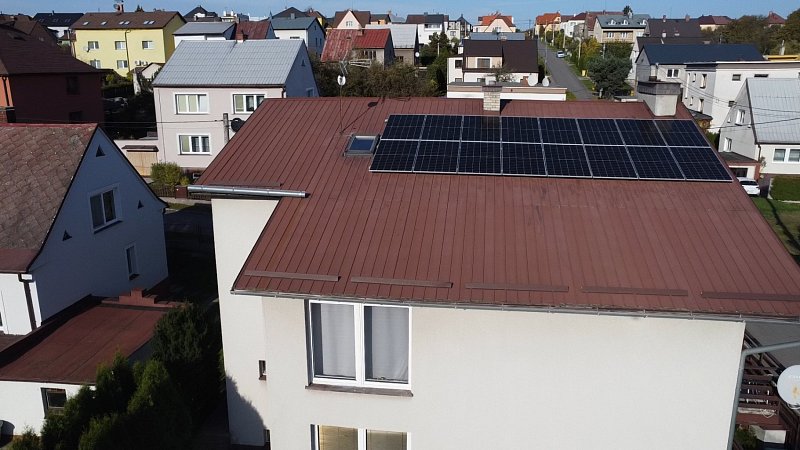Ludgeřovice 7,36 kWp 10,66 kWh