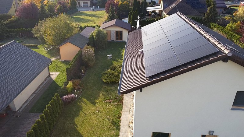 Velké Hoštice 7,29 kWp 12,8 kWh