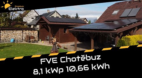 Chotěbuz 8,1 kWp 10,66 kWh