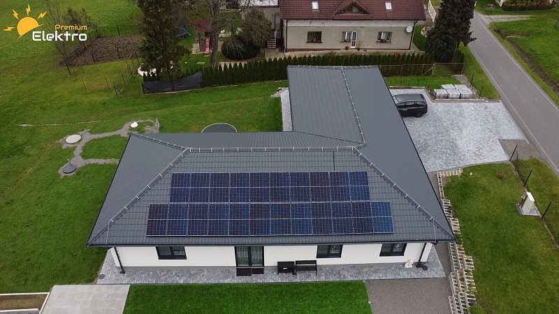 Střítež 9,9 kWp 10,24 kWh