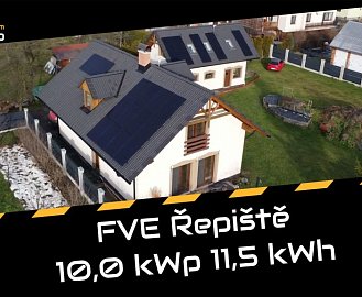 Řepiště 10 kWp 11,5 kWh