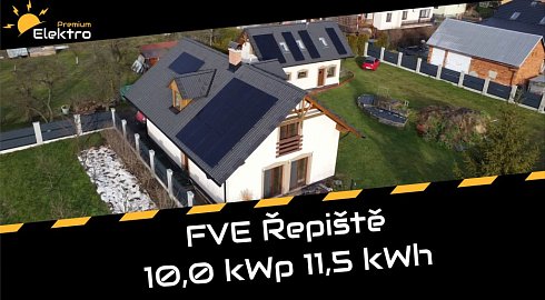 Řepiště 10 kWp 11,5 kWh