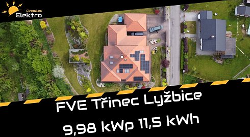 Třinec Lyžbice 9,98 kWp 11,5 kWh